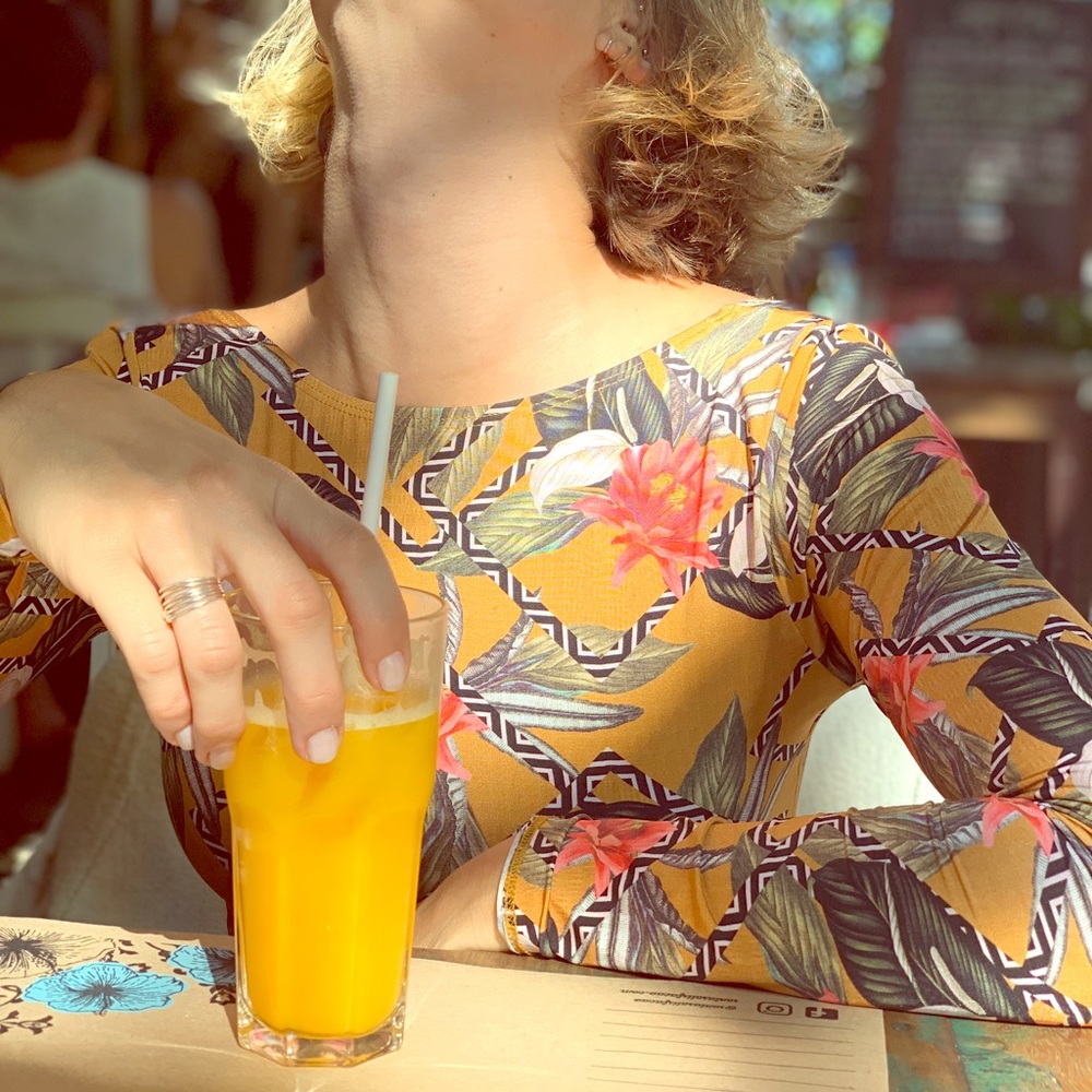 Golden patterned Brazilian Bodysuit
